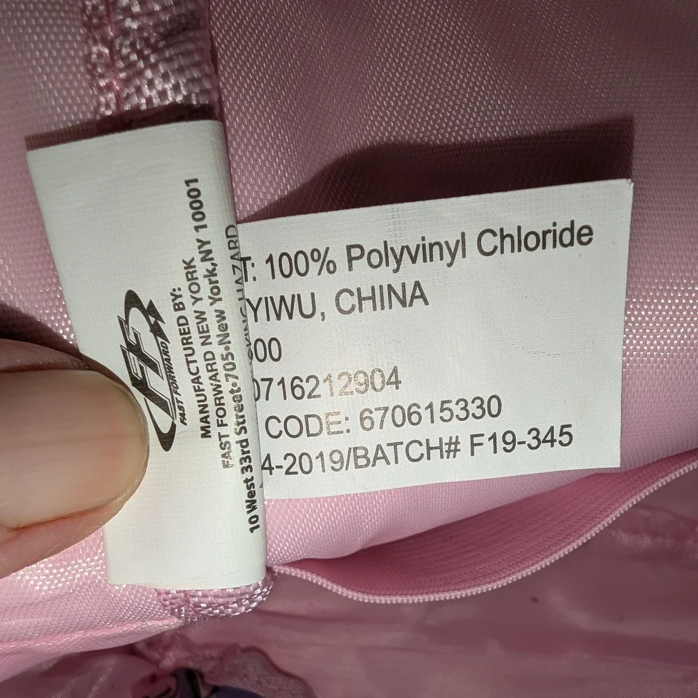 Disney Silver and‎ Purple Minnie Mouse Holographic Bag